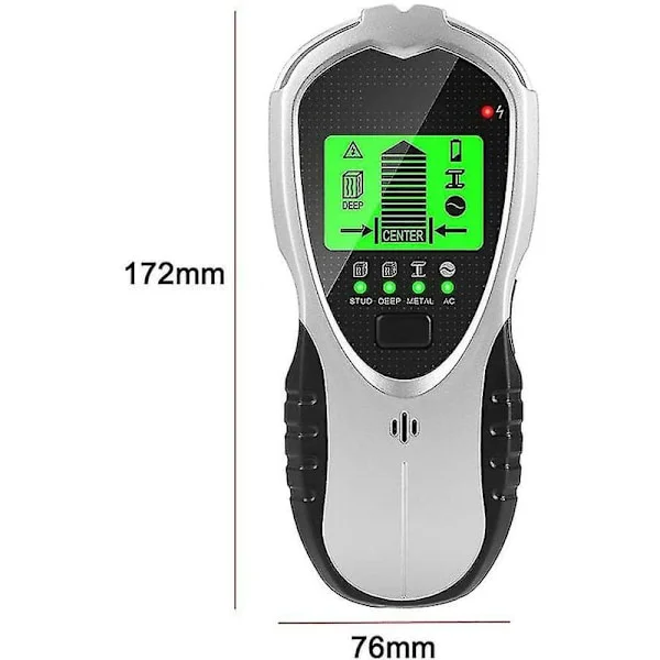 Cable Detector Wall Scanner Detector 4 in 1 Multifunctional With LCD Display Sound Alarm, Metal Detector For Metal Wood Power Mo