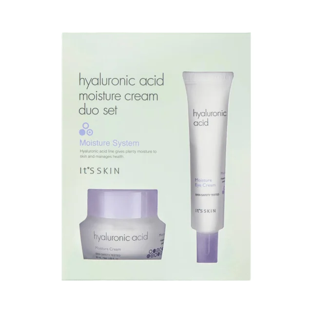 It'S SKIN Hylauronic Acid Moisture Cream Duo Set Presentaskar & Unisex 50+25ml