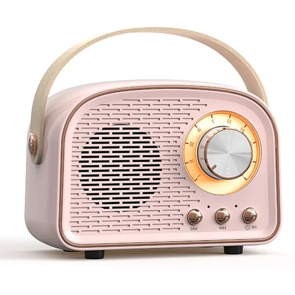 Retro Bluetooth-kaiutin, langaton vintage-kaiutin, ulkokäyttöön tarkoitettu langaton kannettava Bluetooth-kaiutin tukee TWS-pariliitosta/U-levyä/TF-