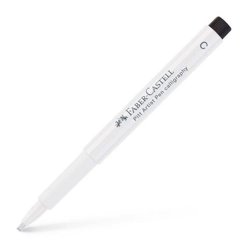 Faber-Castell India Ink Pitt Artist Pen Calligraphy White