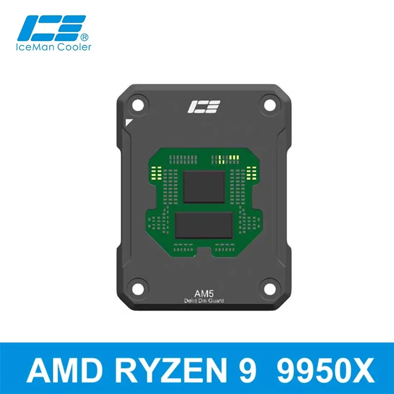AliExpress - IceManCooler Rahmen für AMD AM5 9800X3D 9950X 9700X 7950X CPU Prozessor Direct Delid Die Guard CPU Opener Open Cover Protector