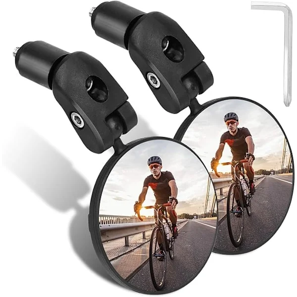 Pieces Cykel Speglar, Konvex Styr Speglar 360° Justerbar H