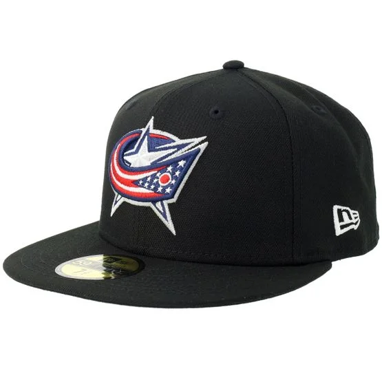 New Era - NHL - Black - fitted - Cap - Columbus Blue Jackets 59FIFTY Black Fitted - Hatstore