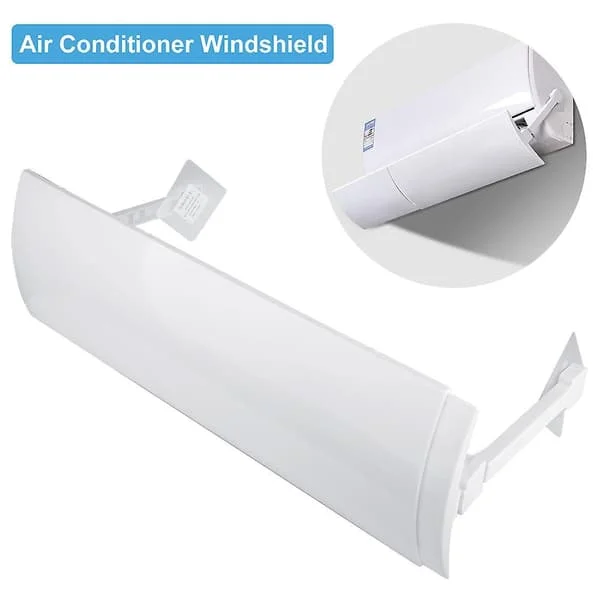 Adjustable Air Conditioning Cover Windshield Air Conditioning Baffle Wind Deflector Wind Guide Moon Straight Wind Shield