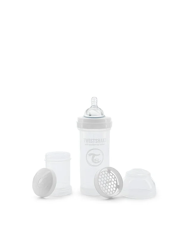 Twistshake Anti-kolik Sutteflaske Hvid 260 ml, Børn & Forældre, Sutteflasker & Tilbehør, Sutteflasker