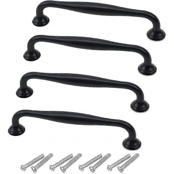 Möbelhandtag 4-pack Skåphandtag Lådhandtag Möbelhandtag Kökshandtag Rostfria Skåphandtag, för Skåp