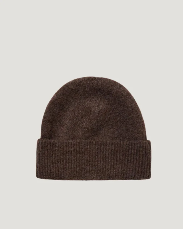 LMTD NLFLODET KNIT HAT Brązowy Czapki Dziewczyna - Kids Brand Store