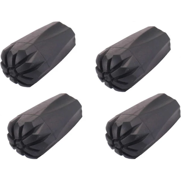 hikehobby Reservdelar Gummifötter för Vandringsstavar Trekking Vandringsstavar 4-pack