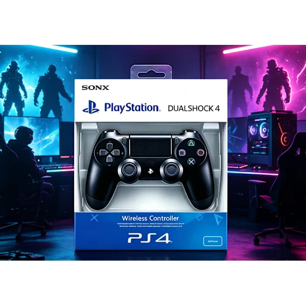 2026 Offisiell Sony Playstation PS4 DualShock 4 V2 Trådløs Kontroller - Svart