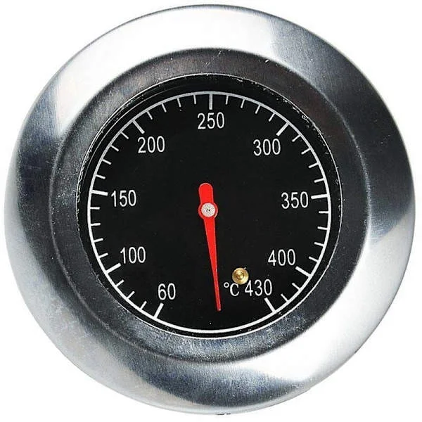 Rostfri termometer, metalltermometer, för rostfri grill gasgrill, (60°C -430°C)