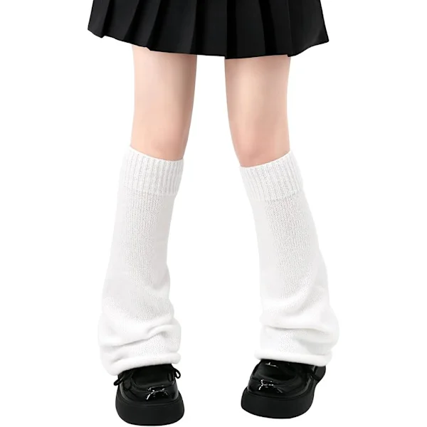Leggvarmere Kawaii Leggvarmere Y2K Harajuku Leggvarmere for Jenter Kvinner Gyaru Søte Leggvarmere Goth Lolita Tilbehør