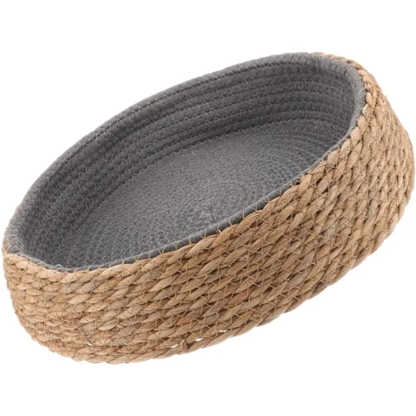 Kattesoveseng Rattan Dyreseng Cirkel Hundeseng Rattan Hundeseng Rund Rattan Vævet Dyreseng Kølende Dyre Rede Lille Græs