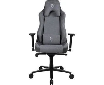 Arozzi Vernazza Soft Fabric Vento - Ash - Kvalitativ, justerbar gamingstol i mjukt tyg & PU-läder