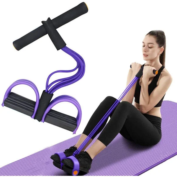 Resistance Band Set for Home Workouts, Yoga, and Strength Training