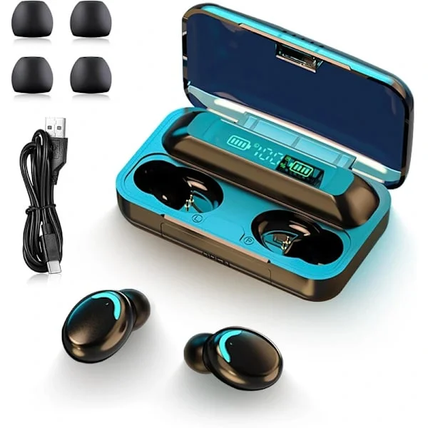 Trådløse Bluetooth-hodetelefoner - Hodetelefoner Trådløse Bluetooth In-Ear-hodetelefoner