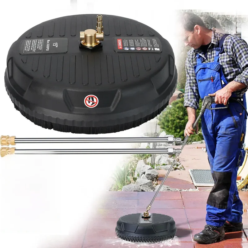AliExpress - 2500/3600 PSI 13/15 pouces nettoyeur haute pression Surface sol nettoyeur balai à eau pour Karcher K2-7 1/4 "pouces baguette à connexion 