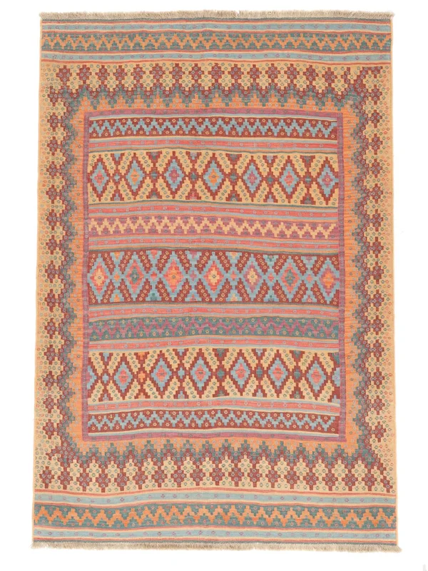Kilim Sirdjan Matta Modern Brun/Orange (Ull, )