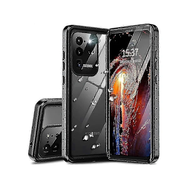 Nytt Vattentätt Skal för Samsung Galaxy S20 Ultra, Inbyggt Skärmskydd Robust Helskroppsskydd Stöttåligt Dammtätt Skal för Galaxy S20 Ultra 6.9