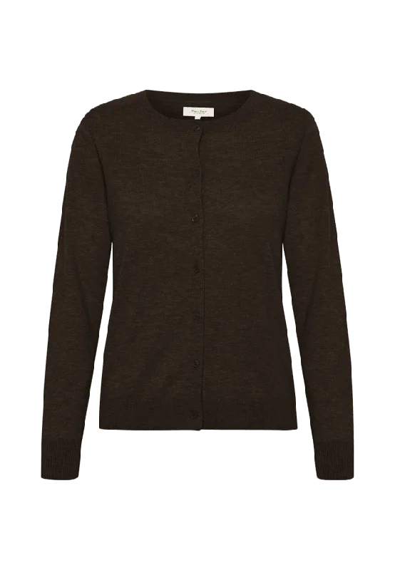 Part Two EllahPW Cardigan Överdelar Dam Brun XXL