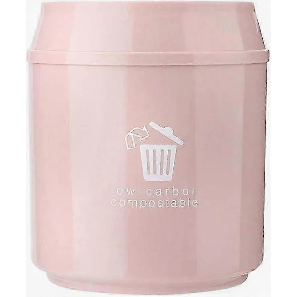 Compact Desktop Trash Can, Mini Dustbin with Lid for Home, Workplace, and Living Room