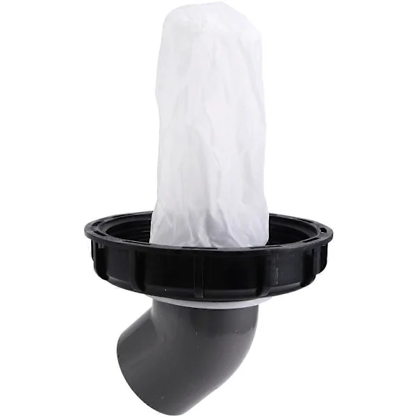 IBC Tank Tønne Tilbehør Tank Tønne Plast med Filter Tank Tønne Lokk DN150 Svart DN150-165MM 45 Grader