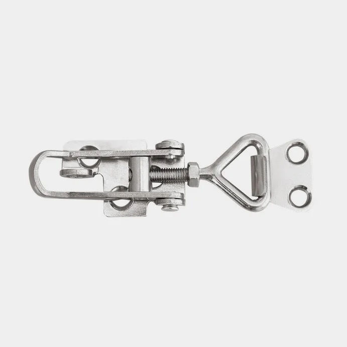 Excenterlås 1852-Marine, 76 mm x 26 mm, med lågbeslag, rustfrit stål