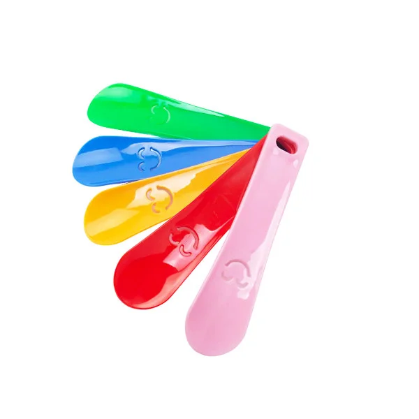 5-pack Skohorn Barn, Plast Skohorn Liten 15cm Kort Skohorn, Portabelt Mini Skohorn för Kvinnor, Män, Seniorer Enkel Skohjälp