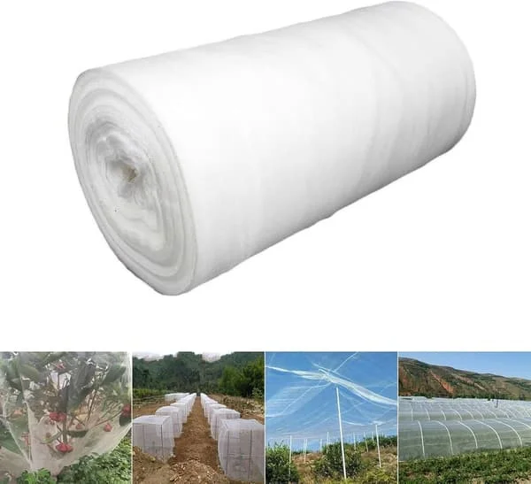 Insektsnet, grøntsagsnet, plantenet til planter, grøntsager, frugter mod insekter, fugle, biller, hvid 60, net, 3*10M