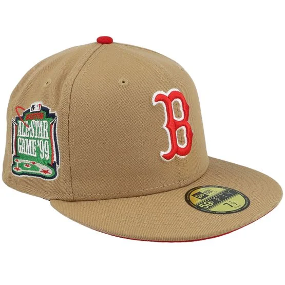 New Era - MLB Beige fitted Lippis - Boston Red Sox Extraction 59FIFTY All Star Game 99 Khaki Fitted @ Hatstore