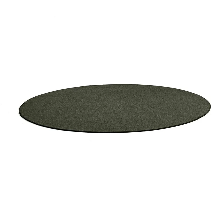 Round rug ADAM, Ø 3500 mm, moss green