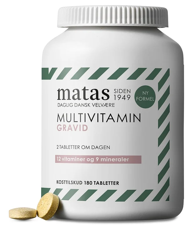 3 for 2 - Matas Striber Multivitamin Gravid 180 tabl., Børn & Forældre, Kosttilskud Til Gravide, Vitaminer Til Gravide