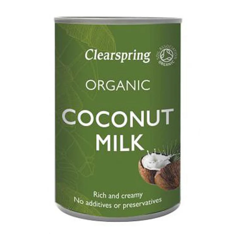 Clearspring Kokosmælk Ø 400 ml, Helse & Madvarer, Mælkefri Drikke, Kokosdrik