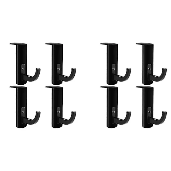 8-pak Headset Holder Hovedtelefon Holder Headset Selvklæbende Krog Headset Stand Bordstander Bordcelle