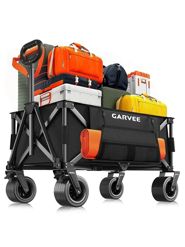 AliExpress - 200L Schwerlast-Faltwagen 200KG Allterrain-Strandwagen Zusammenklappbarer Camping-Trolley Einkaufs-Handwagen 360° ° Räder