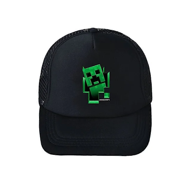 Minecraft Kesä Snapback Lippis Lasten Poikien Tyttöjen Ulkoilu Hengittävä Urheilu Aurinkohattu (FMY)