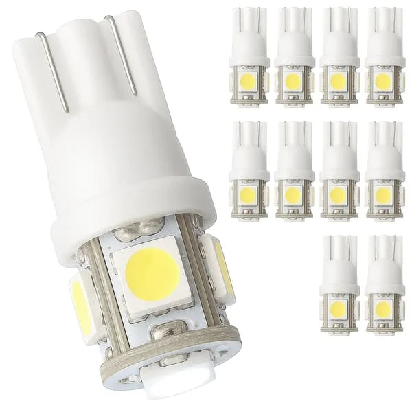 【SZST】 10-pack - T10 W5W LED-lampor - Bil LED-belysning