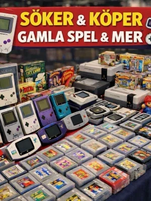 Söker gamla Nintendo & Game Boy-spel – Snabb affär!