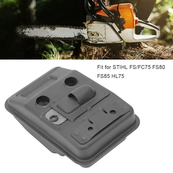 Udstødningspotte til Stihl FS75 FS80 FS85 Trimmer Reservedele Høj Kvalitet Jernmateriale Nem Installation Generator Tilbehør Kompatibel Med