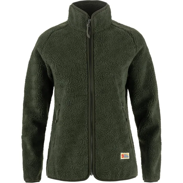 Fjällräven Women's Vardag Pile Fleece in Deep Forest/Grün, Recycled Polyester | Size: Large