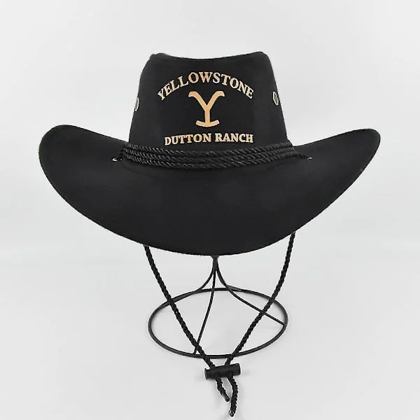 European and American Yellowstone Curved Brim Cowboy Hat Retro Jazz Hat Yellowstone Cowboy Hat Knight Hat