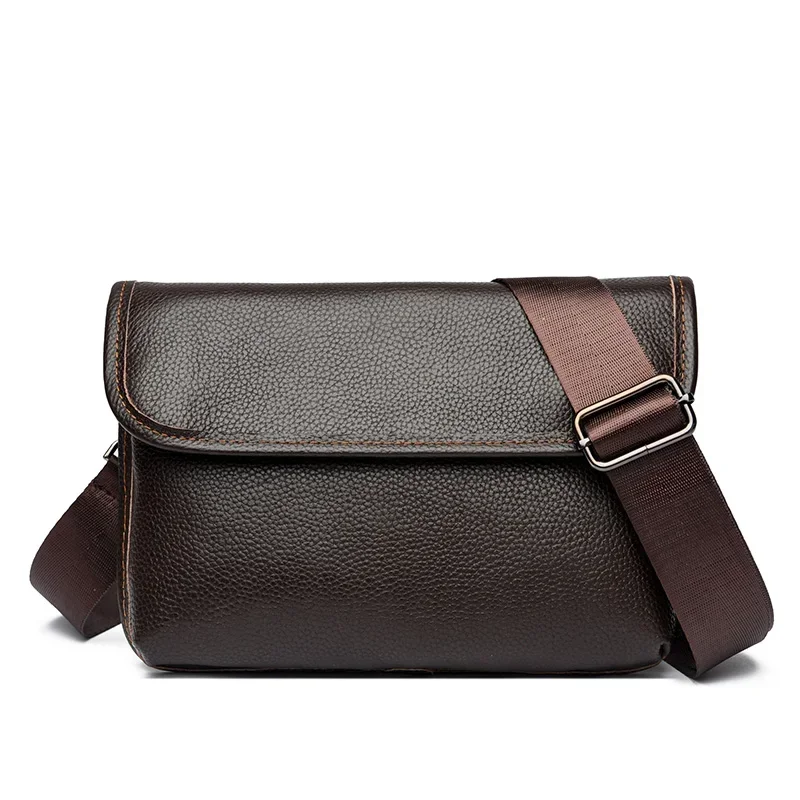 AliExpress - Couleur unie en cuir véritable de vachette hommes sac à bandoulière sacs à bandoulière pour hommes bolsos para hombre bandolera hombre 