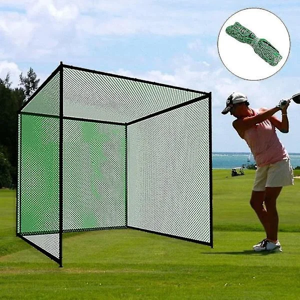 3*3m Golfnät Golfträning Nät Golfträning Nät För Träning Körning Inomhus Utomhus