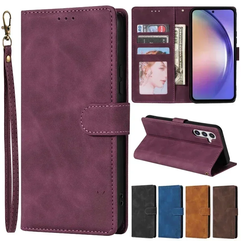 AliExpress - Brieftasche mit Kartensteckplatz Flip Ledertasche für Samsung Galaxy A05s A07 A13 A14 A15 A16 A17 A26 A34 A35 A36 A52 A53 A54 A55 A56 A71