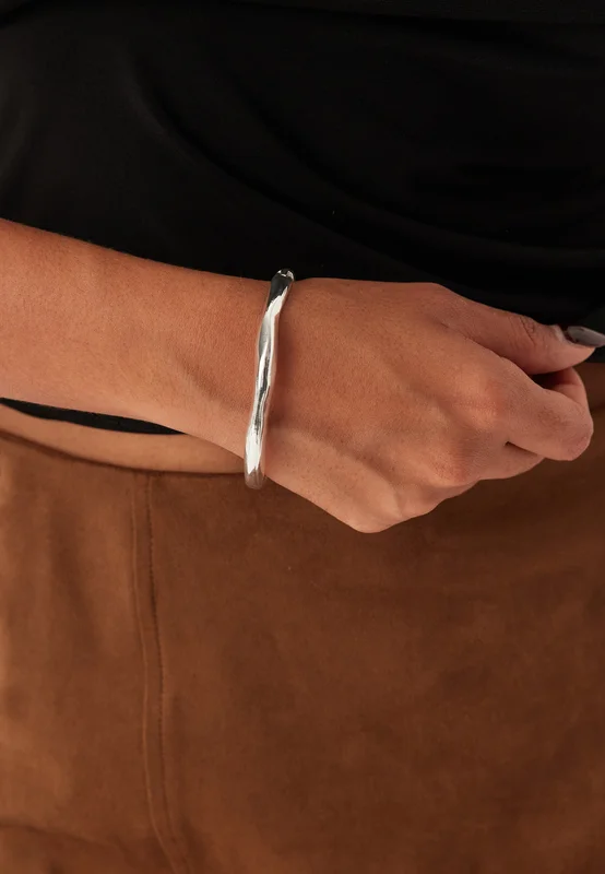Pilgrim - Harrison Bangle Silver-plated - Silver