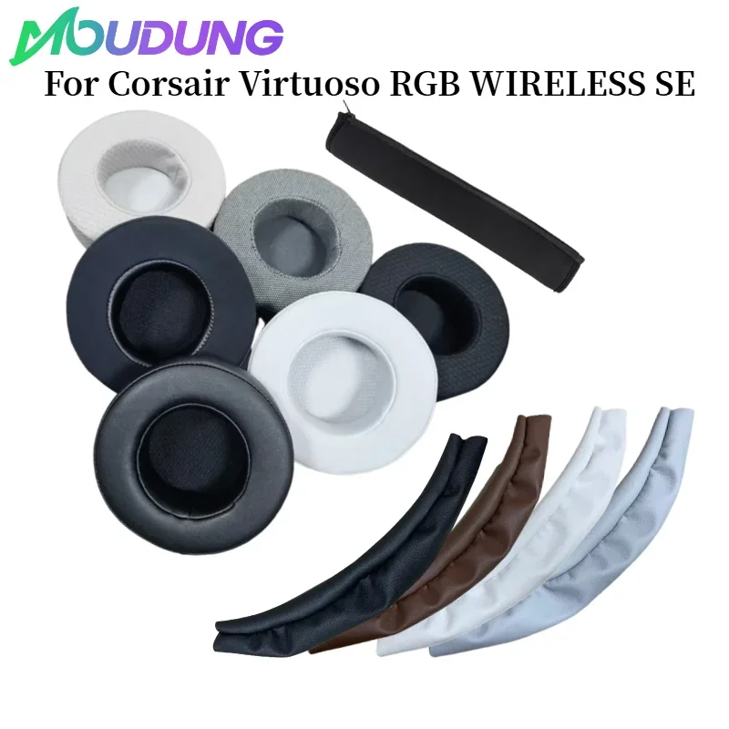 AliExpress - MOUDUNG Ohrpolster für Corsair Virtuoso RGB WIRELESS SE Kopfhörer Headset Ersatz Ohrpolster Tassen Polsterset Memory Foam Kissen