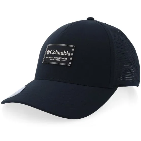 Columbia Unisex Mountaincap Ii Black Outdoor 110 Adjustable Cap in Schwarz, One Size, Mesh-Material für Herren & Damen