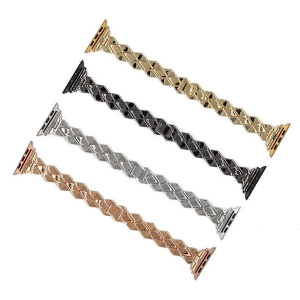 SKALO Metallarmband "Flätad" Apple Watch Series 11 42mm - Fler färger