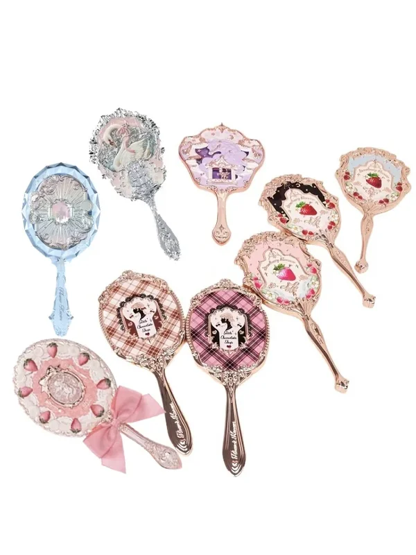 AliExpress - Flower Knows Miroir de poche Midsummer Night Little Angel Bunny Garden Mirror Strawberry Cupid, Miroirs coquillages et mini-miroirs 