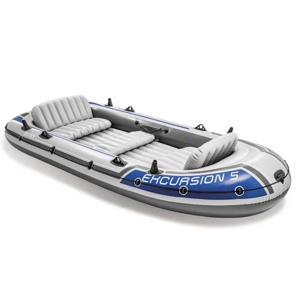 INTEX Excursion 5 Set med uppblåsbar båt med pump och åror 68325NP