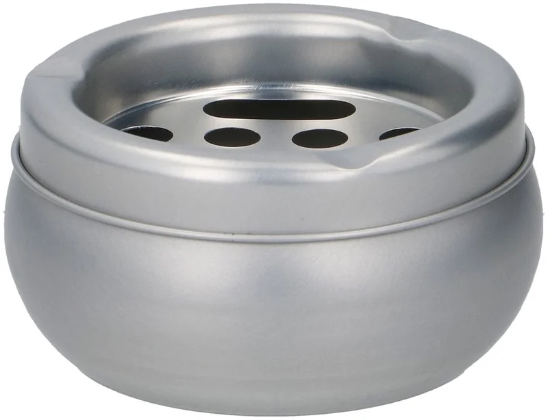Alpina rundt askebeger Ø10cm / metall askebeger / sigarett askebeger for bord / askebeger for innendørs og utendørs